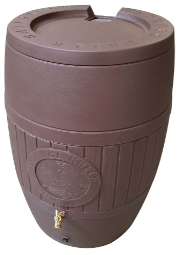 Brown RainSaver Rain Barrel by Poly-Mart