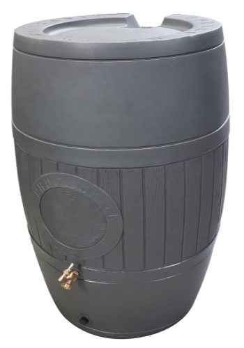 Green RainSaver Rain Barrel by Poly-Mart